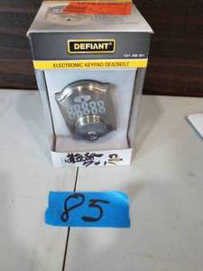 DEFIANT ELECTRONIC KEYPAD  DEADBOLT