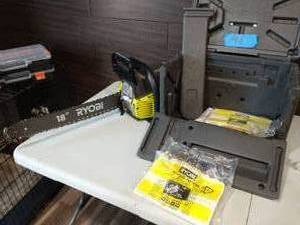 RYOBI 18 in. 38cc 2-Cycle Gas Chainsaw with Heavy Duty Case