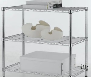 HDX 3-Tier Steel Wire Shelving Unit (23 in. W x 30 in. W x 13 in. D)