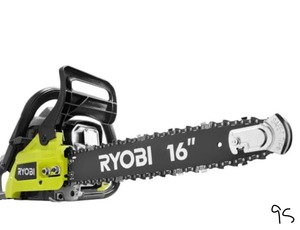 RYOBI 16 in. 37cc 2-Cycle Gas Chainsaw with Heavy-Duty Case