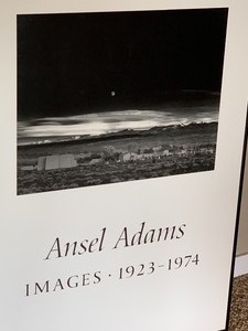 lot 33 image: Framed Ansel Adams Print Images 1923-1974