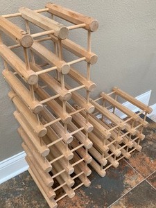 lot 82 image: Two Wooden Wine Racks