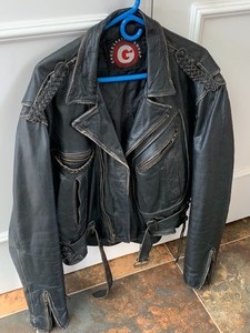 lot 85 image: Vintage Mens Leather Jacket by Grace Leather Group