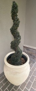 lot 89 image: Pair of Large Decorative Planters