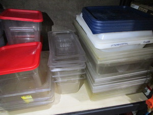 Salad Bar Trays, Storage