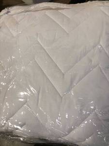 lot 125 image: Martha Stewart Essentials Classic King Mattress Pad, NEW