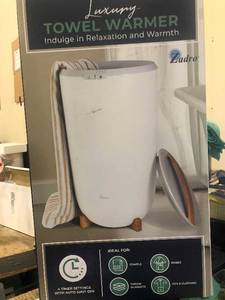lot 157 image: Zadro Towel Warmer White, TWB01, NEW