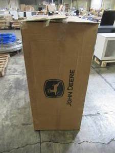 lot 312 image: John Deere 42 in. Twin Bagger for 100 Series Tractors BUC10284