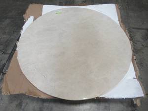 lot 331 image: Tan Stone Table Top - 48 in. Round 2768847