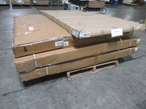 lot 103 image: WHOLESALE MIXED PALLET OF MISCELLANEOUS BEDROOM FURNITURE (Missing Boxes), AND BUILDING MATERIALS