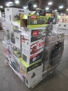 lot 202 image: WHOLESALE MIXED PALLET OF MISCELLANEOUS KITCHEN APPLIANCES, POWER TOOLS, VACUUMS AND MORE - MISSING PARTS, NEEDING REPAIR