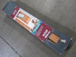 lot 601 image: Home Decorators Collection 36 W x 64 H Cordless Faux Wood Blinds (2 12 Slats) With Valance In Chestnut, 1002 698 650.