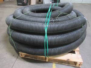 lot 206 image: Advanced Drain Systems 6 in. x 100 ft. Corex Drain Pipe Perforated, 6010100.