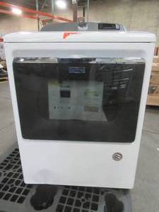 lot 224 image: Maytag 7.4 cu. ft. 240-Volt Smart Capable White Electric Vented Dryer with Hamper Door and Steam, ENERGY STAR, MED7230HW - Slight Scratch and Dent - Drum Will Not Spin.