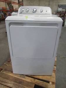 lot 225 image: GE 7.2-cu ft Gas Dryer (White) GTD45GASJWS - Runs and Works Well - Will Not Heat Up.