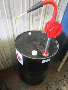 lot 242 image: 55 GALLON DRUM OF BRAKE CLEANER