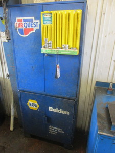 lot 245 image: CABINET FILLED WITH AC SEALS AND FLUIDS