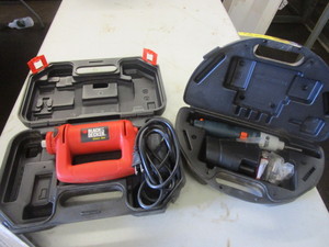 lot 325 image: BLACK & DECKER ROTARY SAW AND RECHARGEABLE SCREW DRIVER