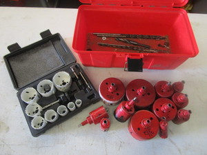 lot 348 image: ASSORTED HOLE SAW BITS