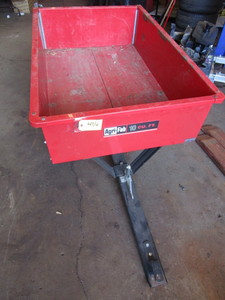 lot 406 image: AGRI-FAB 10 CU FT LAWN  TRAILER
