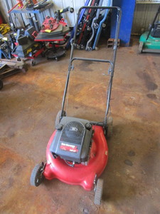 lot 408 image: MTD YARD MACHINE GAS POWERED MULCHING MOWER