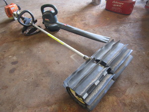 lot 410 image: POWER SWEEPER AND BLOWER