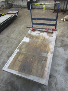 lot 466 image: MATERIAL TRANSPORT CART WITH LOAD HOLDERS
