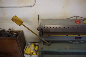 lot 12 image: MHC Industrial Supply Model 4816 Manual Sheet Metal Brake