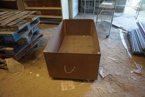 lot 62 image: Wheeled Home Made Material Movement Cart