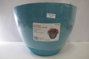 lot 526 image: Decatur 22 in. Haze Resin Planter Pot