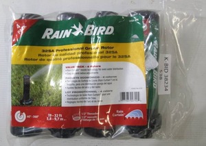 lot 538 image: Rain Bird 32SA Rotor Sprinkler Heads (4-Pack)