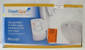lot 539 image: Brondell FreshSpa Dual Temperature Bidet