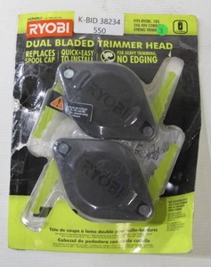 lot 550 image: RYOBI Bladed Trimmer Head (2-Pack)