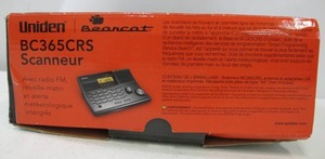 lot 547 image: Uniden Bearcat BC365CRS FM Weather Radio Scanner