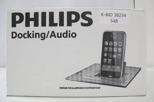 lot 548 image: Philips Wireless Bluetooth Stereo Speaker SB365-378