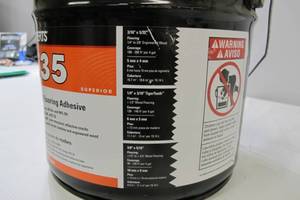lot 578 image: Roberts 4 Gal. Premium 4-in-1 Wood Flooring Urethane Adhesive