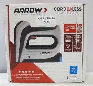 lot 588 image: Arrow T50DCD Cordless Staple Gun