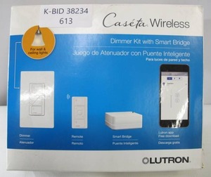 lot 613 image: Lutron Caseta Wireless Smart Lighting Dimmer Switch Starter Kit