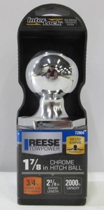 lot 618 image: REESE 1-78 in. Steel Interlock Hitch Ball