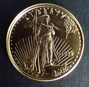1998 110th Oz. Gold Eagle