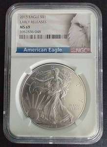 2015 American Silver Eagle - MS69