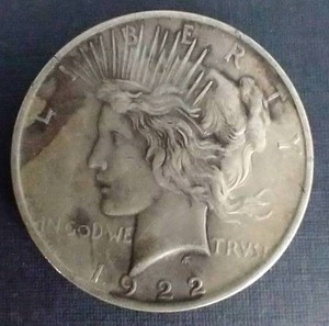 1922 Peace Dollar