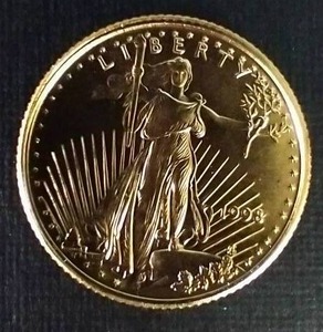 1998 110th Oz. Gold Eagle