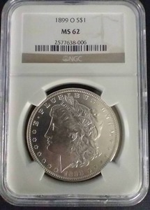 1899-O Morgan Dollar - MS62