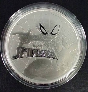 2017 Spider-Man 1 Oz. Silver Coin
