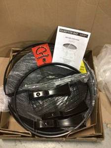 lot 38 image: 24 in. Ashmore Round Steel Fire Pit by Hampton Bay (customer return) (see pictures) 