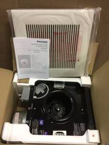 lot 51 image: WhisperCeiling 290 CFM Ceiling Surface Mount Bathroom Exhaust Fan, ENERGY STAR by Panasonic (customer return) (see pictures) 