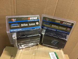 lot 63 image: 58-Volt 4 Ah Lithium-Ion Battery by ECHO (customer return) (see pictures) 