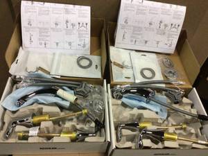 lot 76 image: Coralais 8 in. Widespread 2-Handle Bathroom Faucet in Polished Chrome by KOHLER (customer return) (see pictures) 