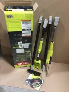 lot 83 image: 8 in. 40-Volt Lithium-Ion Cordless Battery Pole Saw (Tool Only) by RYOBI (customer return) (see pictures) 